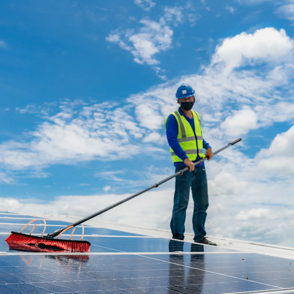 solar washing
